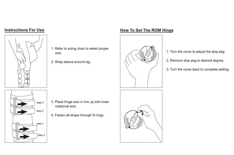 Knee Brace With Metal Hinges Instructions
